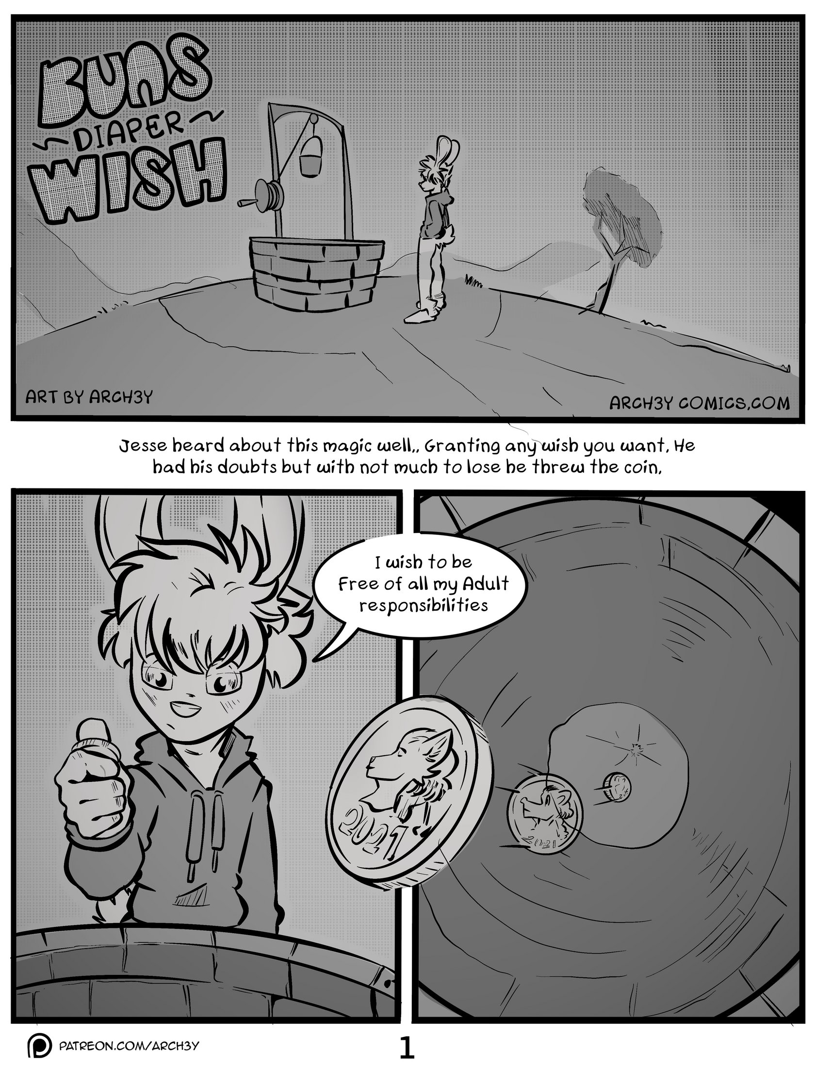 Buns Diaper wish comic porn – page 1